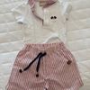 conjunto chique linho - bebê milon