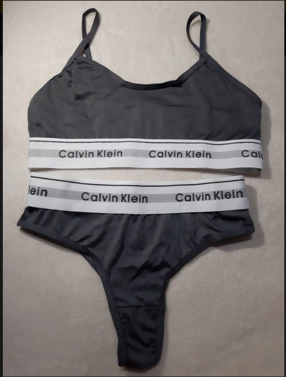 Calcinha e Sutiã Calvin Klein  Lingerie Feminina Calvin-Klein