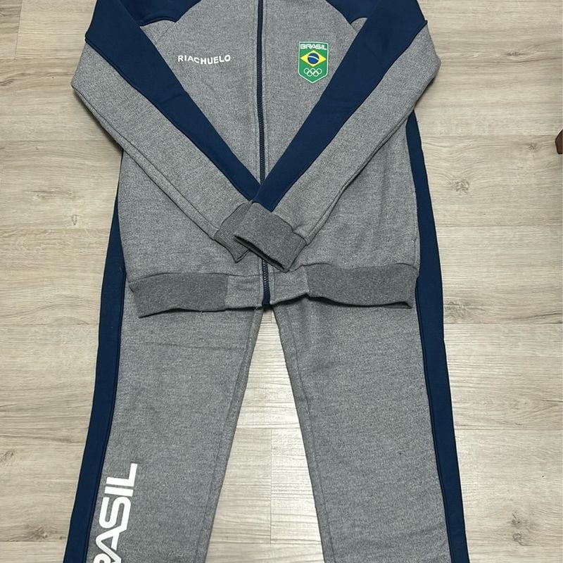 Conjunto Moleton Seleção Brasileira Olimpíadas Paris 2024 Feminino