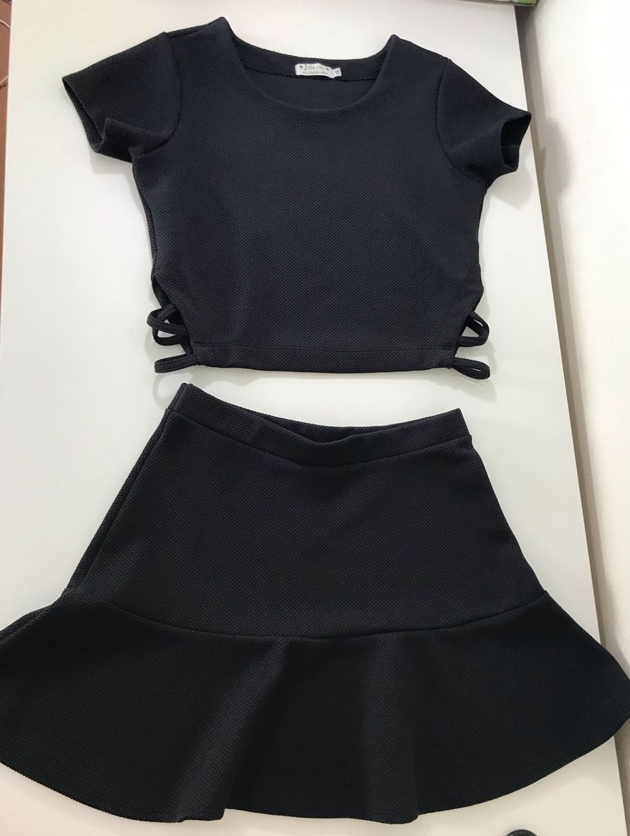 conjunto com cropped infantil