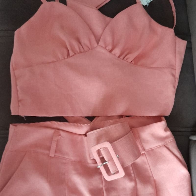 Conjunto Dassi Boutique Novo Coral Cal a Feminina Dassi Boutique