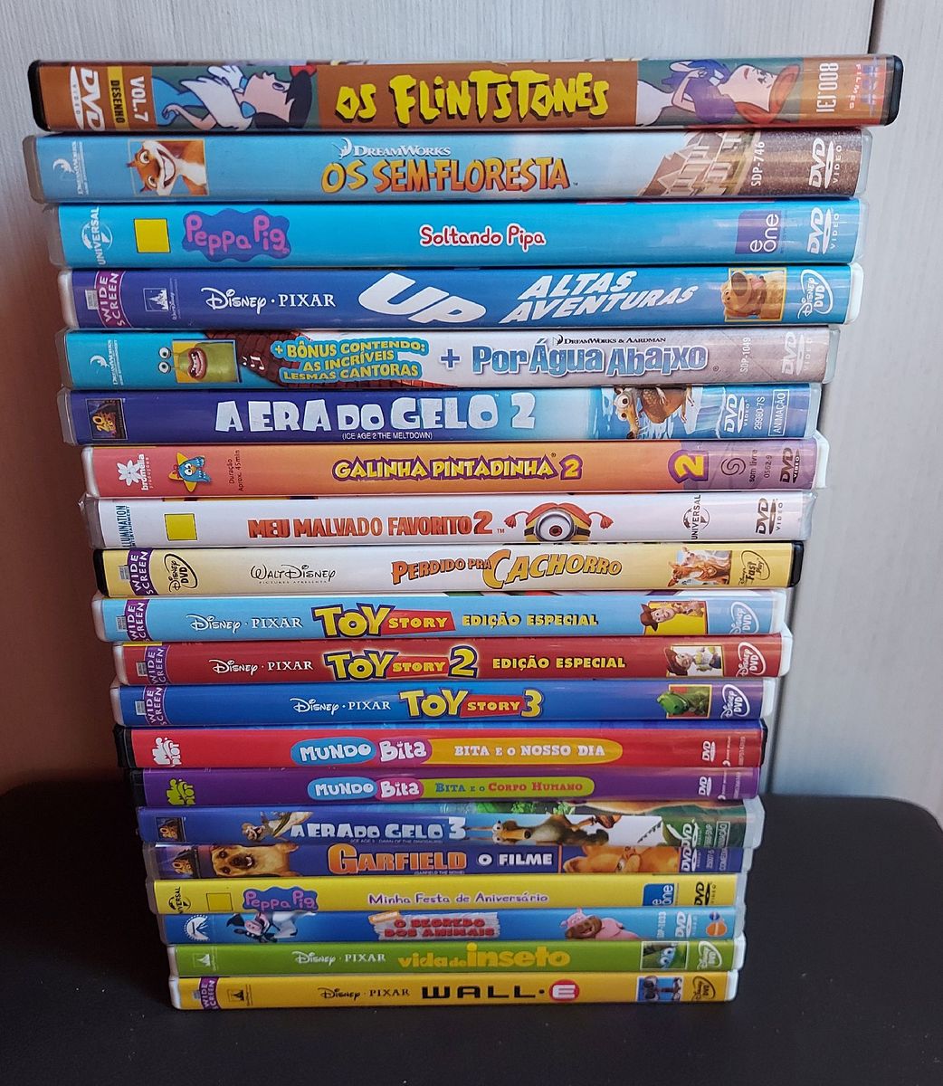 Conjunto de 20 Dvds Infantis, Filmes e Desenhos. Perfeito Estado ...