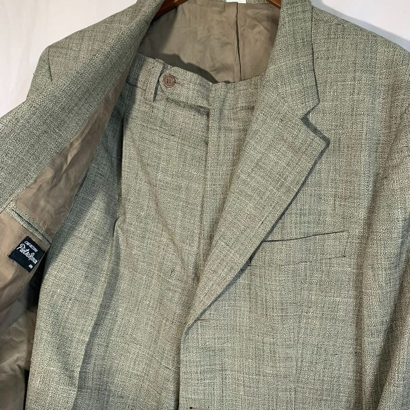 Conjunto de Alfaiataria Vintage Blazer Masculino Pietro Romani Usado 100620116 enjoei