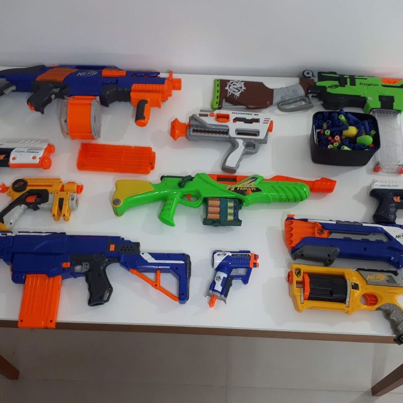 Conjunto de Armas Nerf | Brinquedo Nerf Usado 67857213 | enjoei