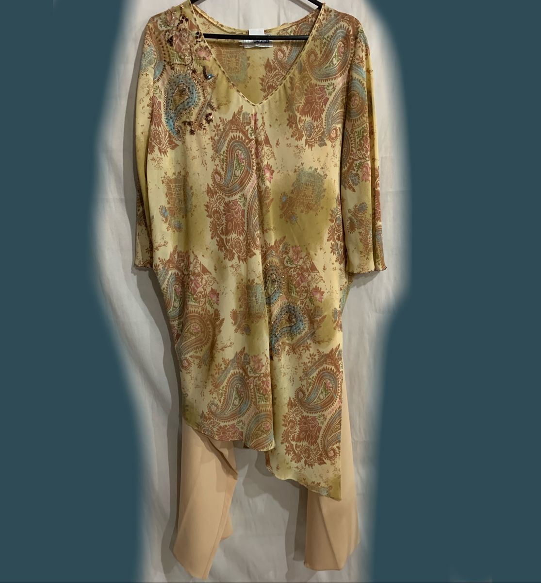 vestido de festa extra grande