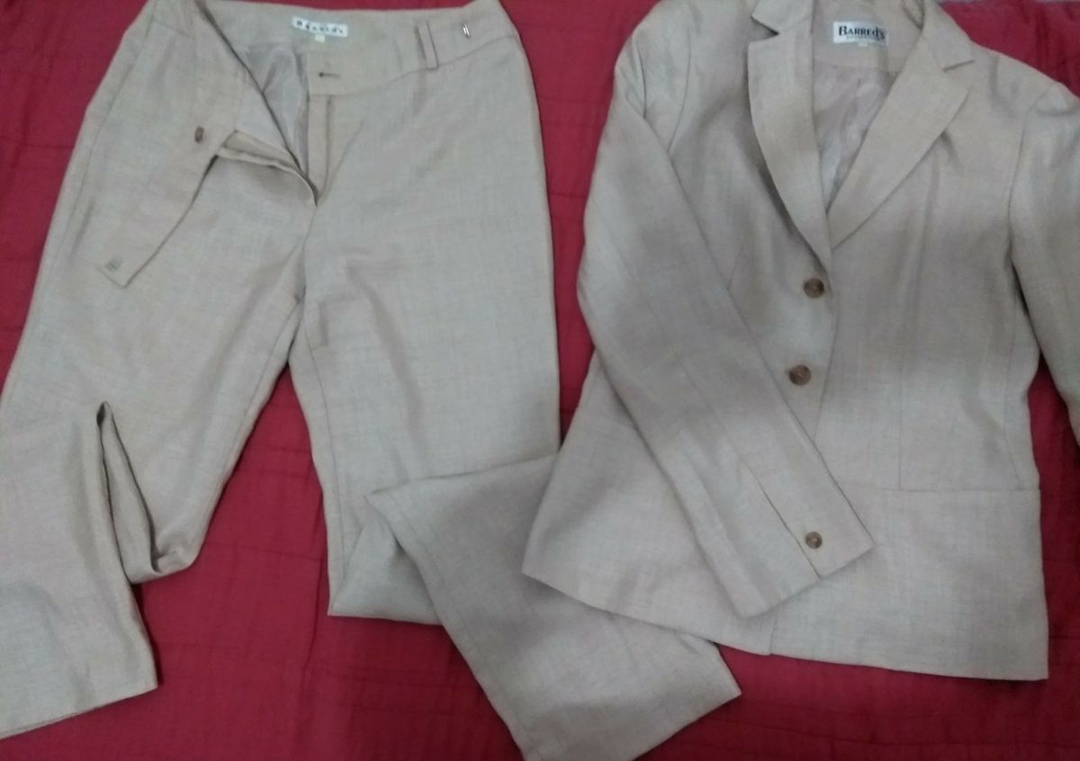 conjunto de calça e casaco social