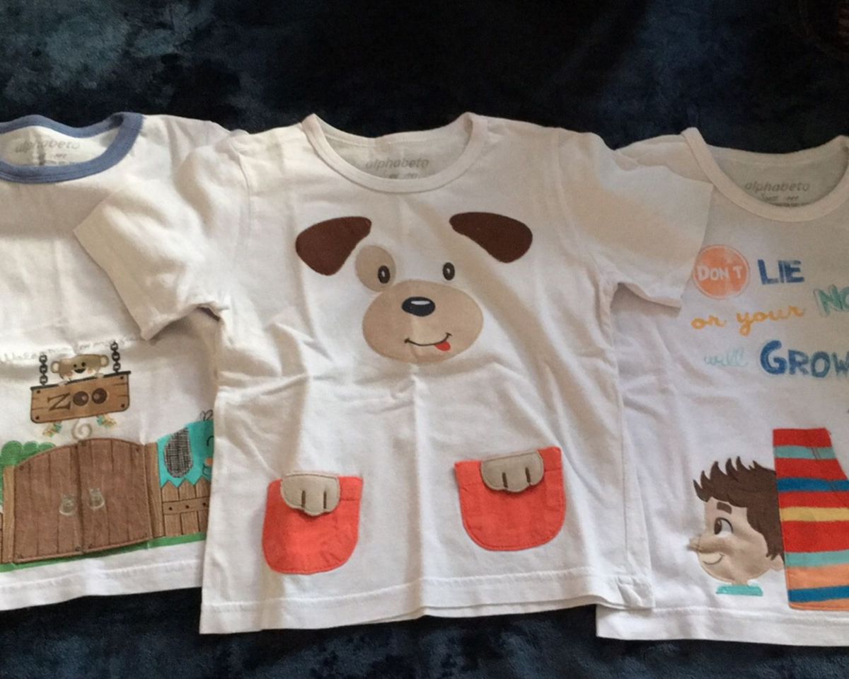 alphabeto roupas