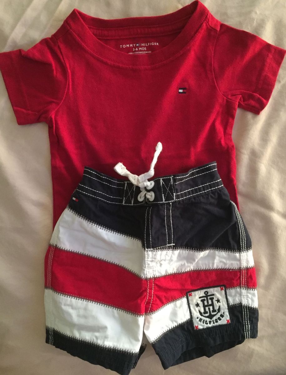camiseta bebe tommy hilfiger