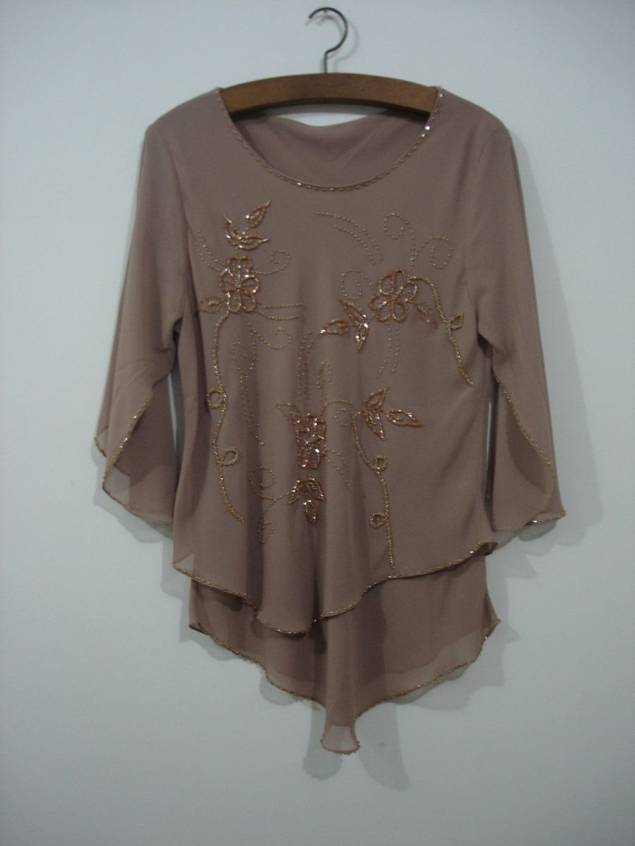 conjunto de pantalona e blusa para festa