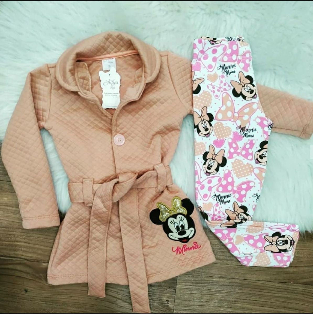 conjunto de frio da minnie infantil