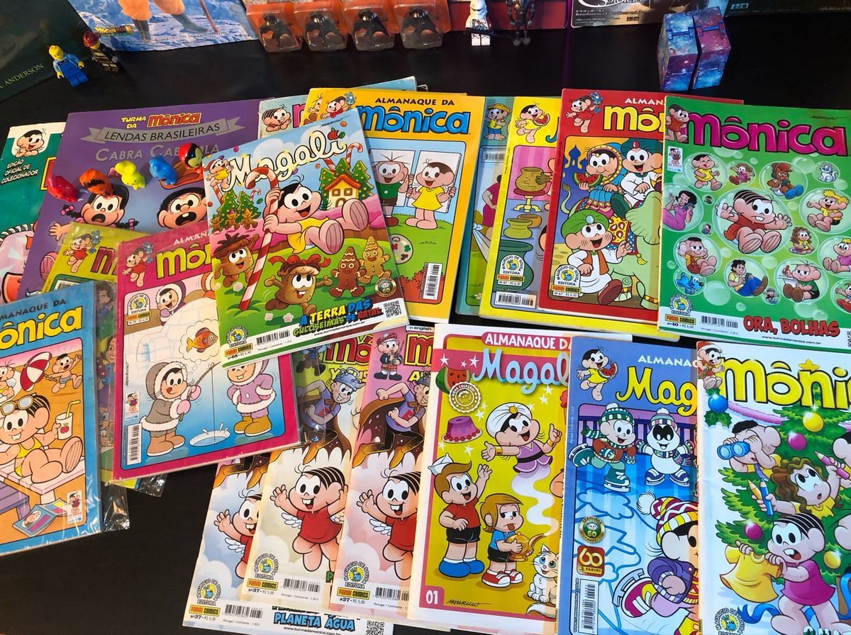 Conjunto De Gibis Turma Da Mônica Brindes Livro Mega Gibi Edição De Colecionador 5608