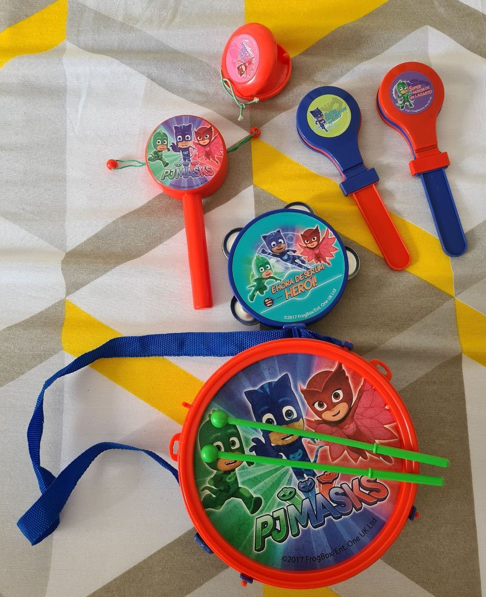 Conjunto de Instrumentos Musicais Pj Masks 81959475 | enjoei