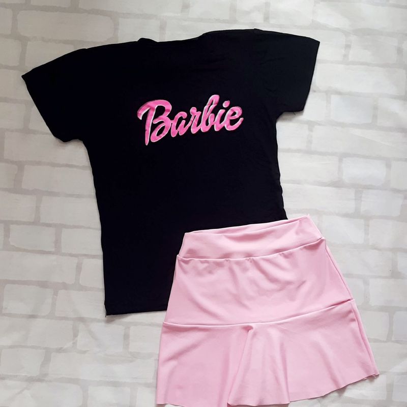 Roupa/conjunto menina infantil Blogueira Barbie