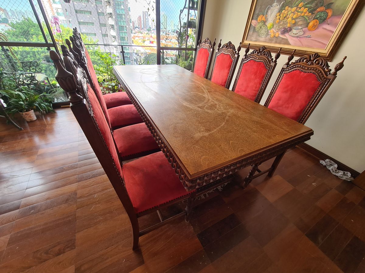 Cadeiras para Mesa de Jantar de Madeira Maciça - Lívia