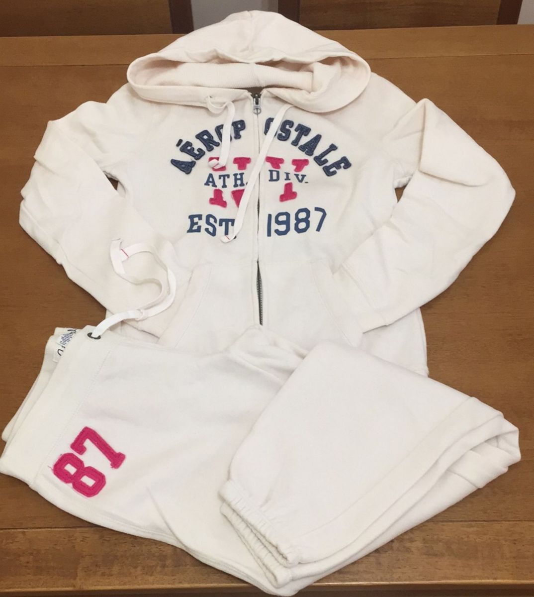 conjunto de moletom aeropostale