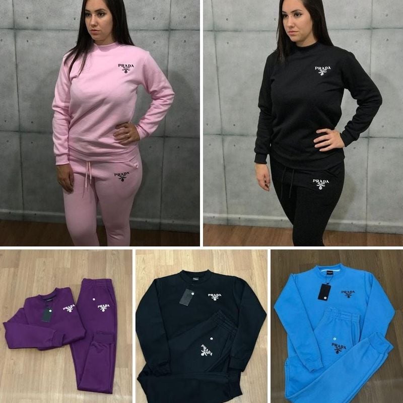 Conjunto moletom best sale feminino de marca