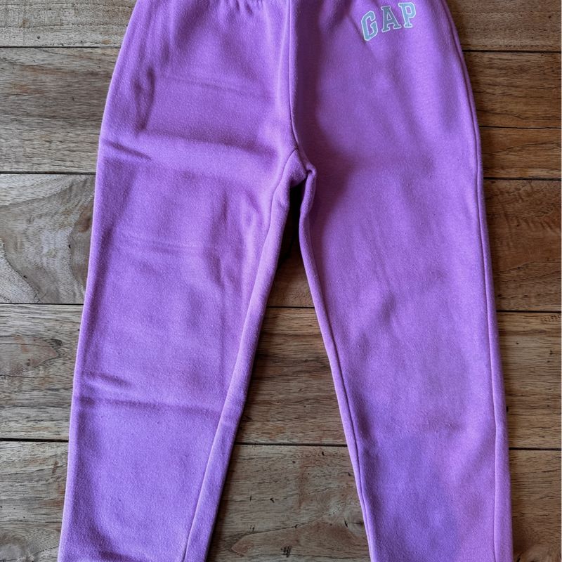 Moletom Flanelado Aberto GAP Logo Roxo - Compre Agora