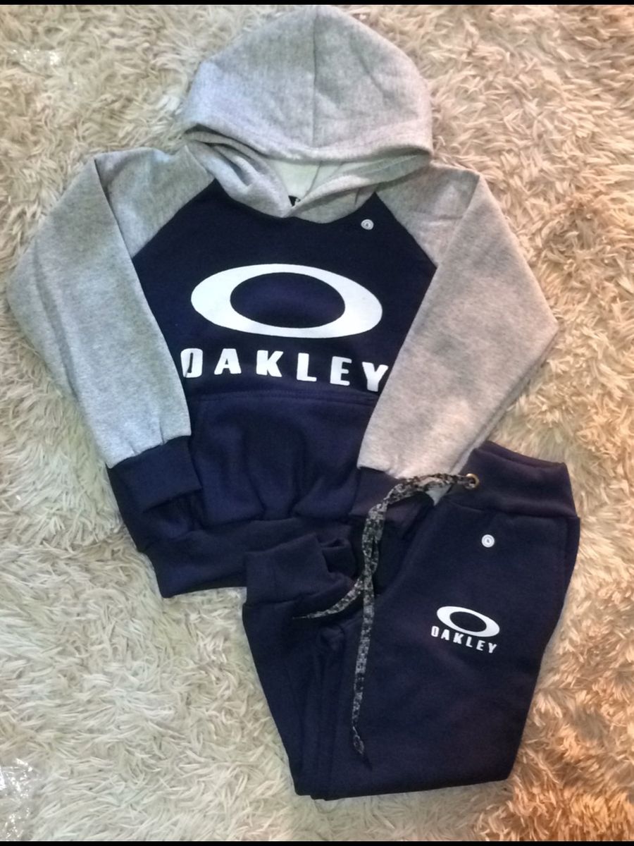 conjunto moletom oakley infantil