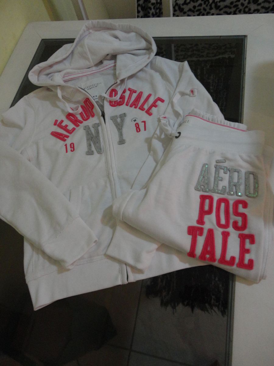 conjunto de moletom aeropostale