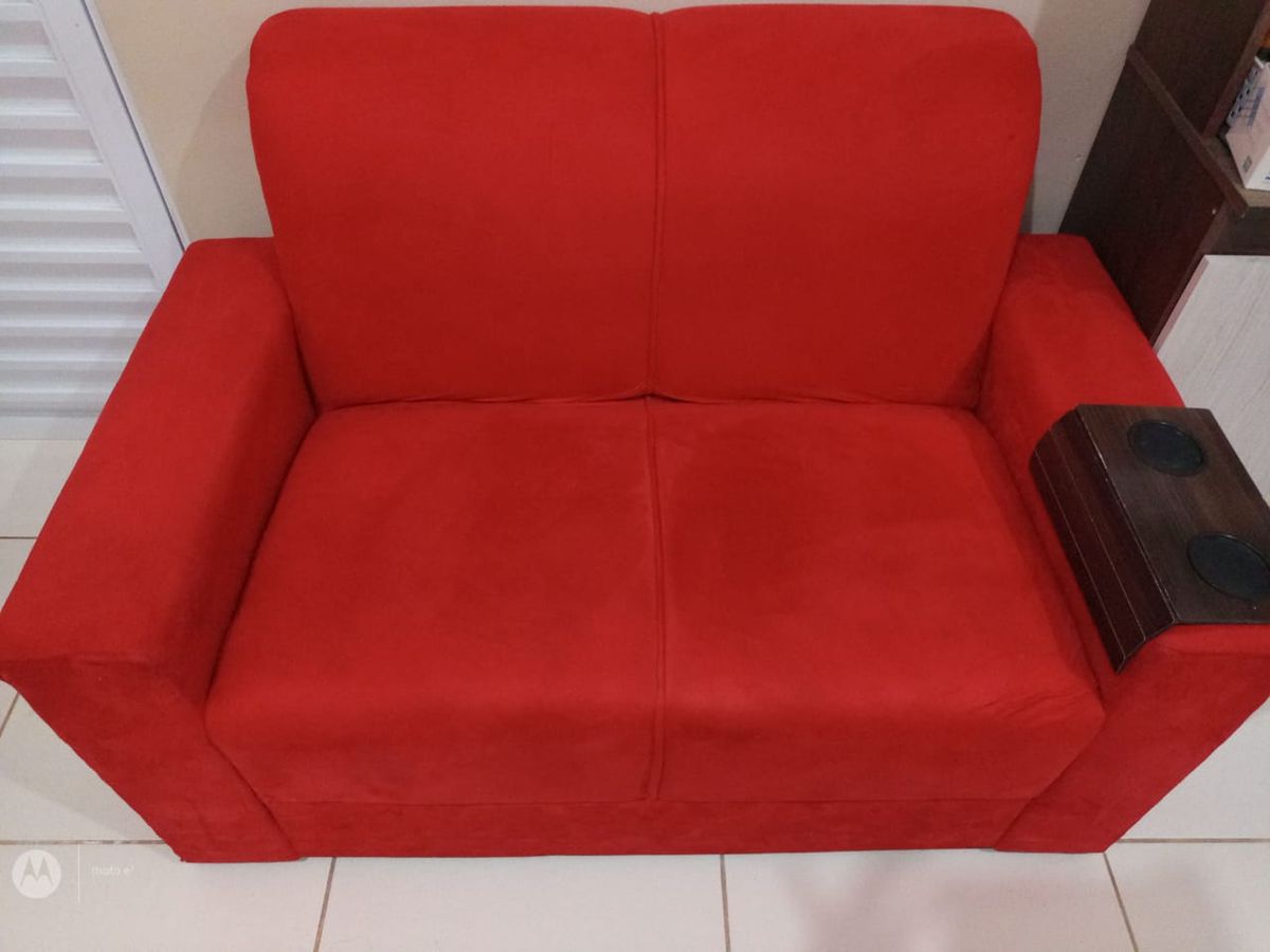 Conjunto de Sofás 2 e 3 Lugares Sofá Usado 82860600 enjoei