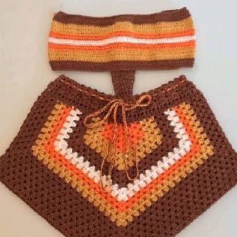 crochê, short's de crochê, artesanato, crochet, short's crochet - G. Offer  - Acessórios para Cabelo