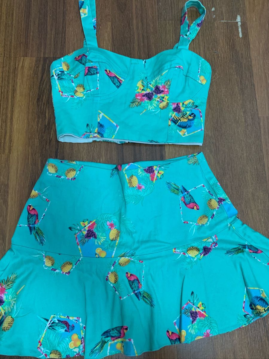 conjunto com cropped infantil