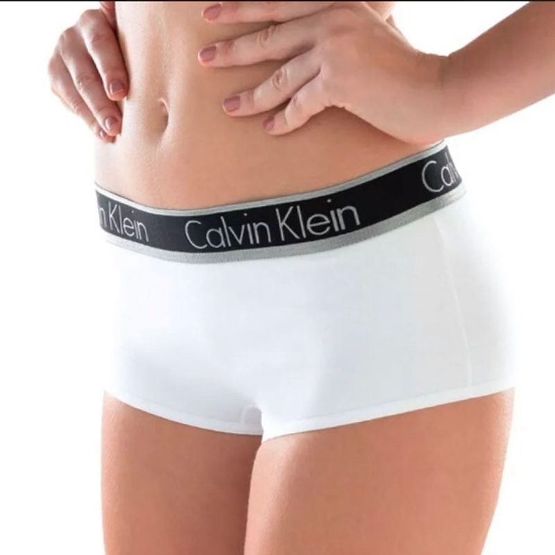 Conjunto Feminino Calvin Klein Top Nadador + Calcinha Boxer, Blusa  Feminina Calvin-Klein Nunca Usado 43370858