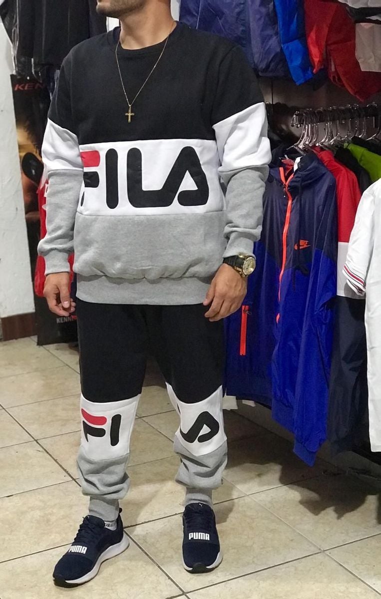 conjunto de frio fila