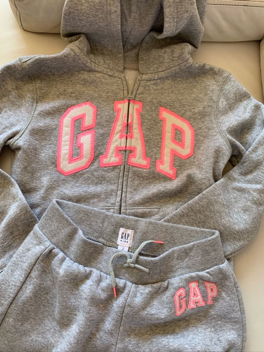 conjunto moletom infantil gap