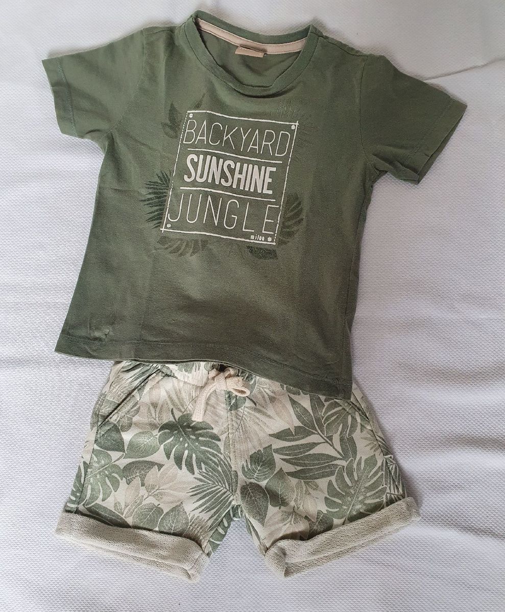 conjunto infantil de calor