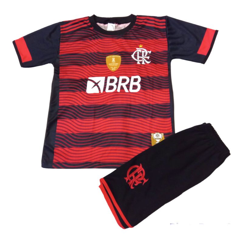 Conjunto infantil de store time de futebol