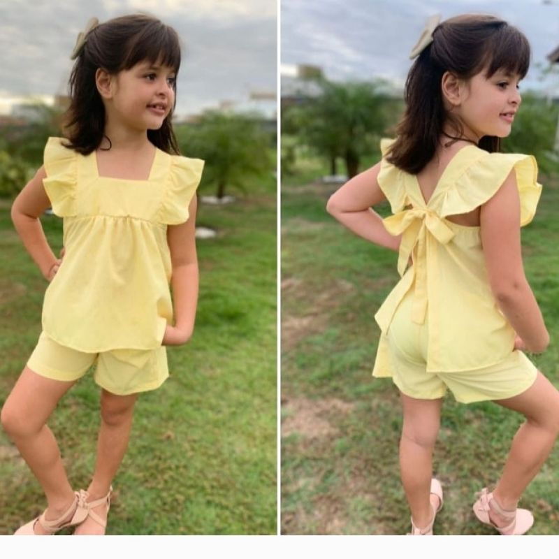 Conjunto Menina Infantil 8 Anos, Roupa Infantil para Menina Nunca Usado  80300036