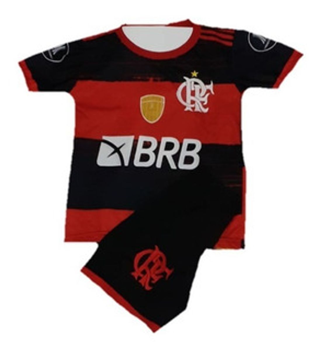 Conjunto Infantil Flamengo Tamanho10 Roupa Infantil para Menino R & S Sports Novo 45443462