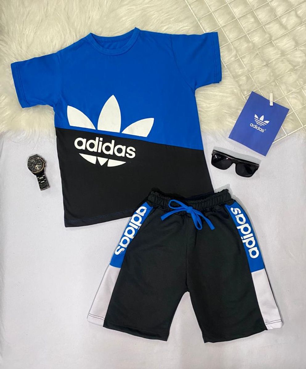 Conjunto da adidas on sale bermuda e camisa