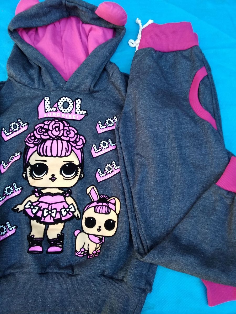 conjunto moletom infantil tamanho 10