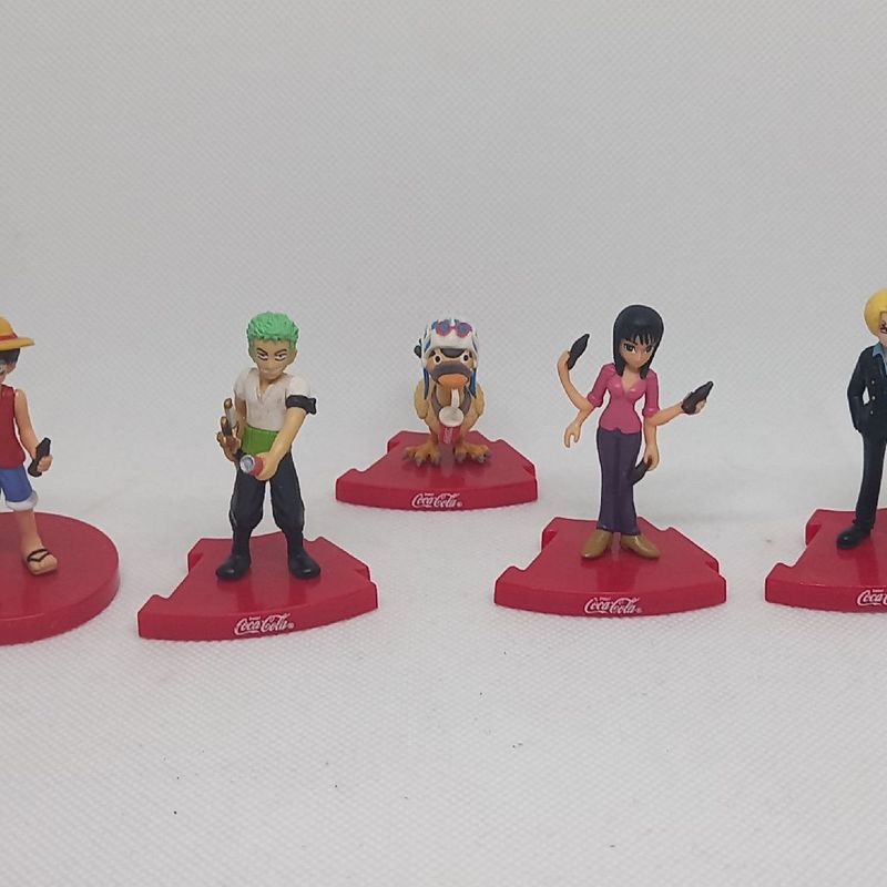 Conjunto Japonês One Piece Coca-Cola 2005 Raridade | Coca-Cola