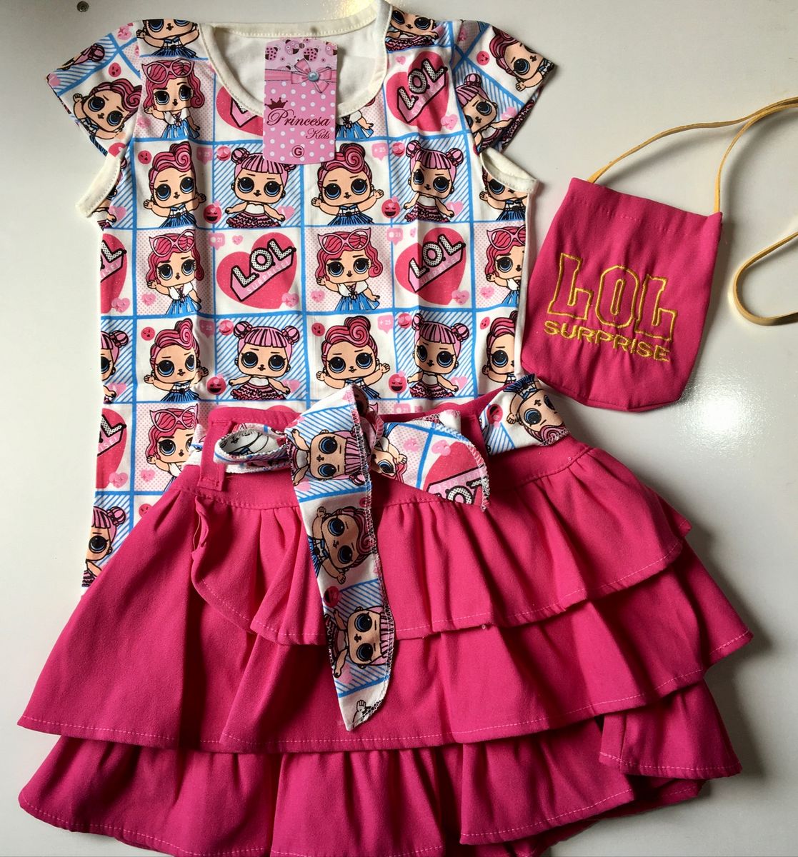 conjunto roupa lol