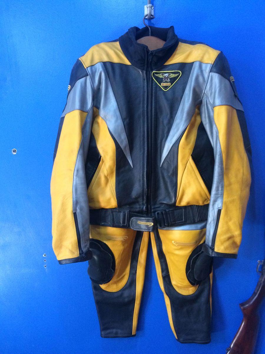 jaqueta dainese couro usada