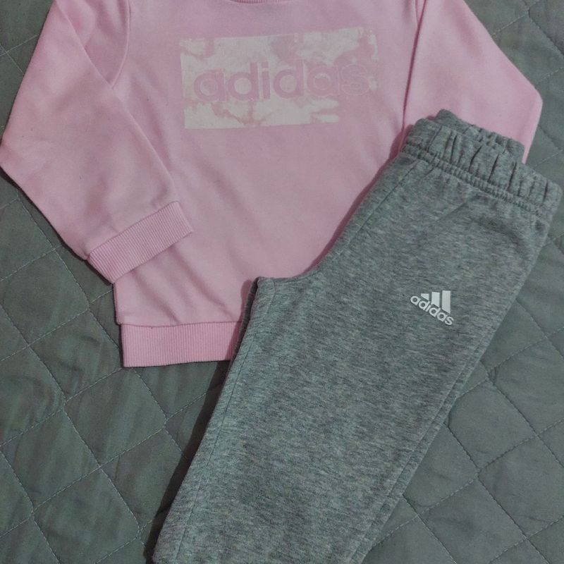 Conjunto moletom hot sale bebe adidas