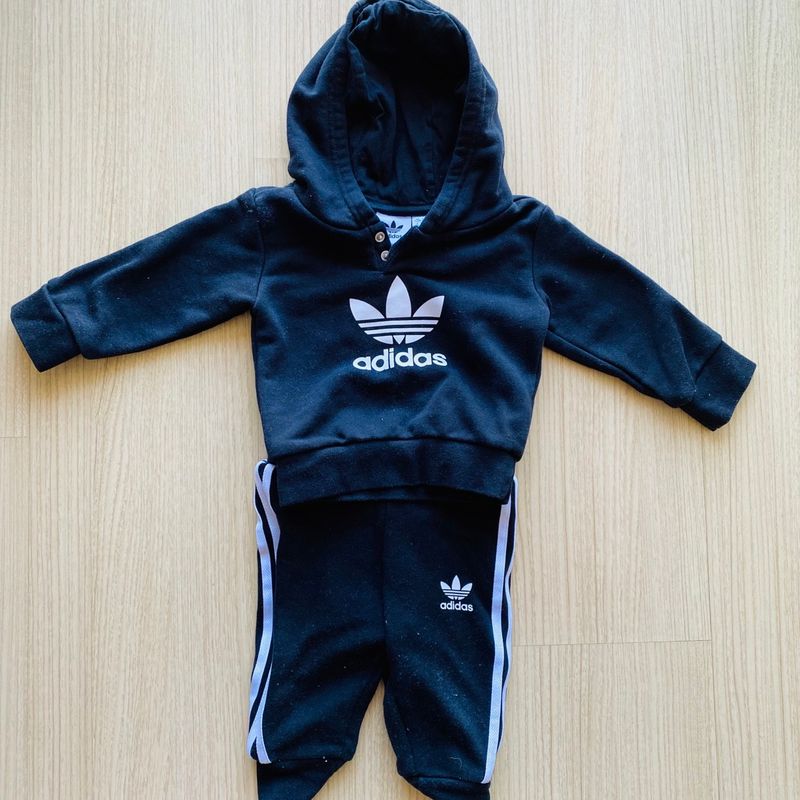 Conjunto Moletom Adidas Infantil Bebê Menino Menina Original | Roupa  Infantil para Bebê Adidas Usado 86160033 | enjoei