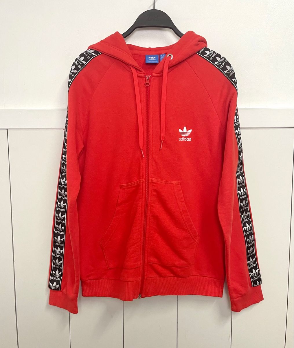 Moletom adidas hot sale vermelho feminino