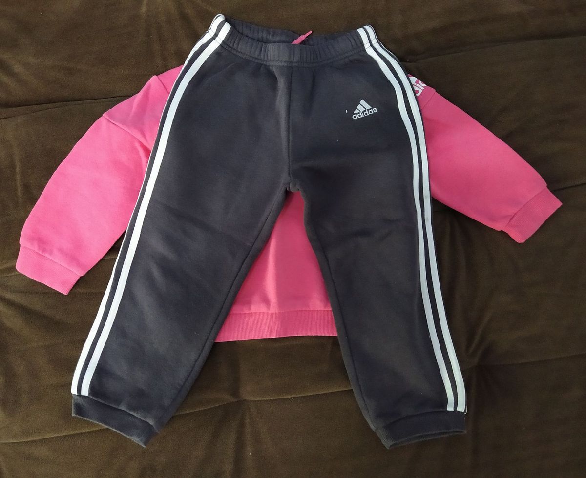 conjunto moletom infantil adidas