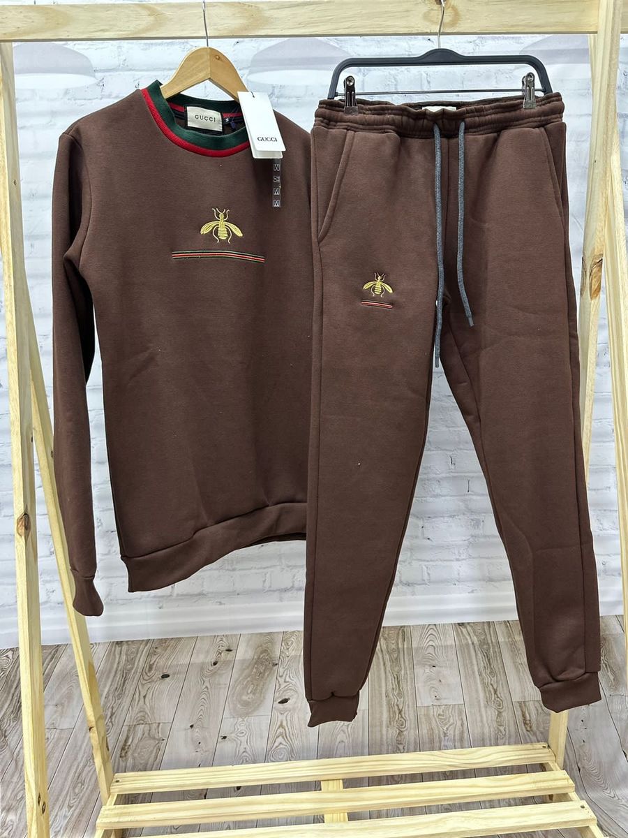 Conjunto Moletom Estampa Gucci Masculino | Casaco Masculino Nunca Usado ...