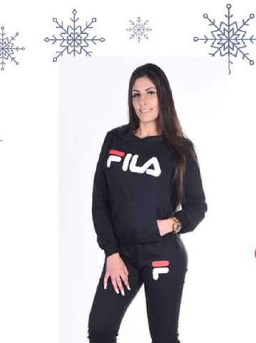 moletom feminino fila