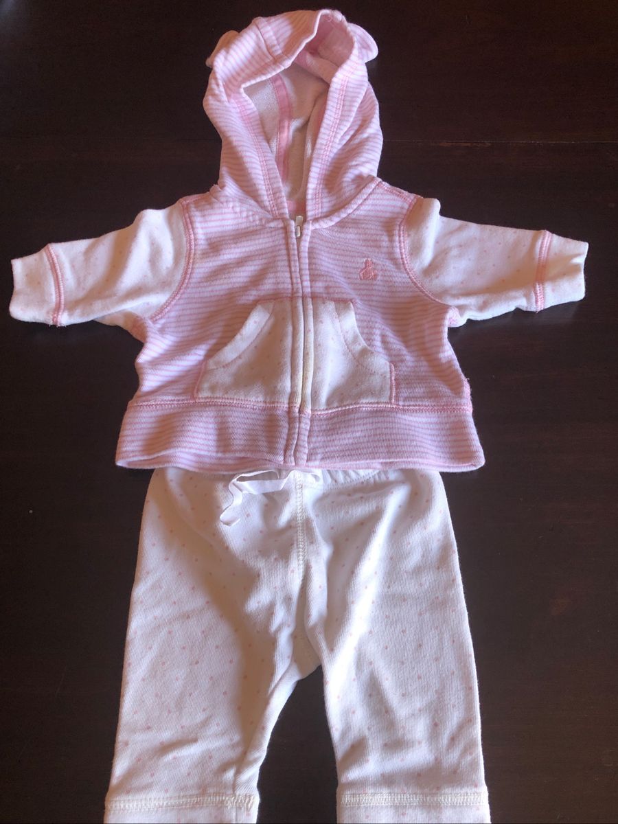 Conjunto Moletom Gap 0 3 Meses Roupa Infantil Para Bebe Gap Usado Enjoei