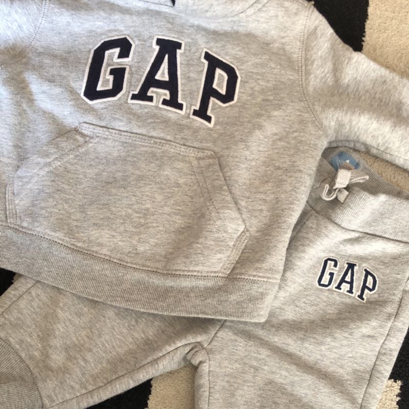 Conjunto Moletom Gap Cinza Novinho Roupa Infantil Para Bebe Gap Usado Enjoei