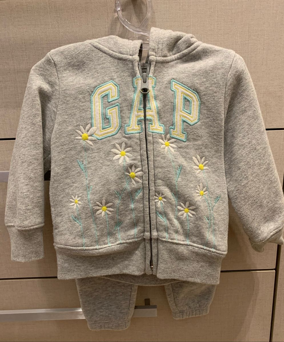 Conjunto Moletom Gap Menina Roupa Infantil Para Bebe Gap Usado Enjoei
