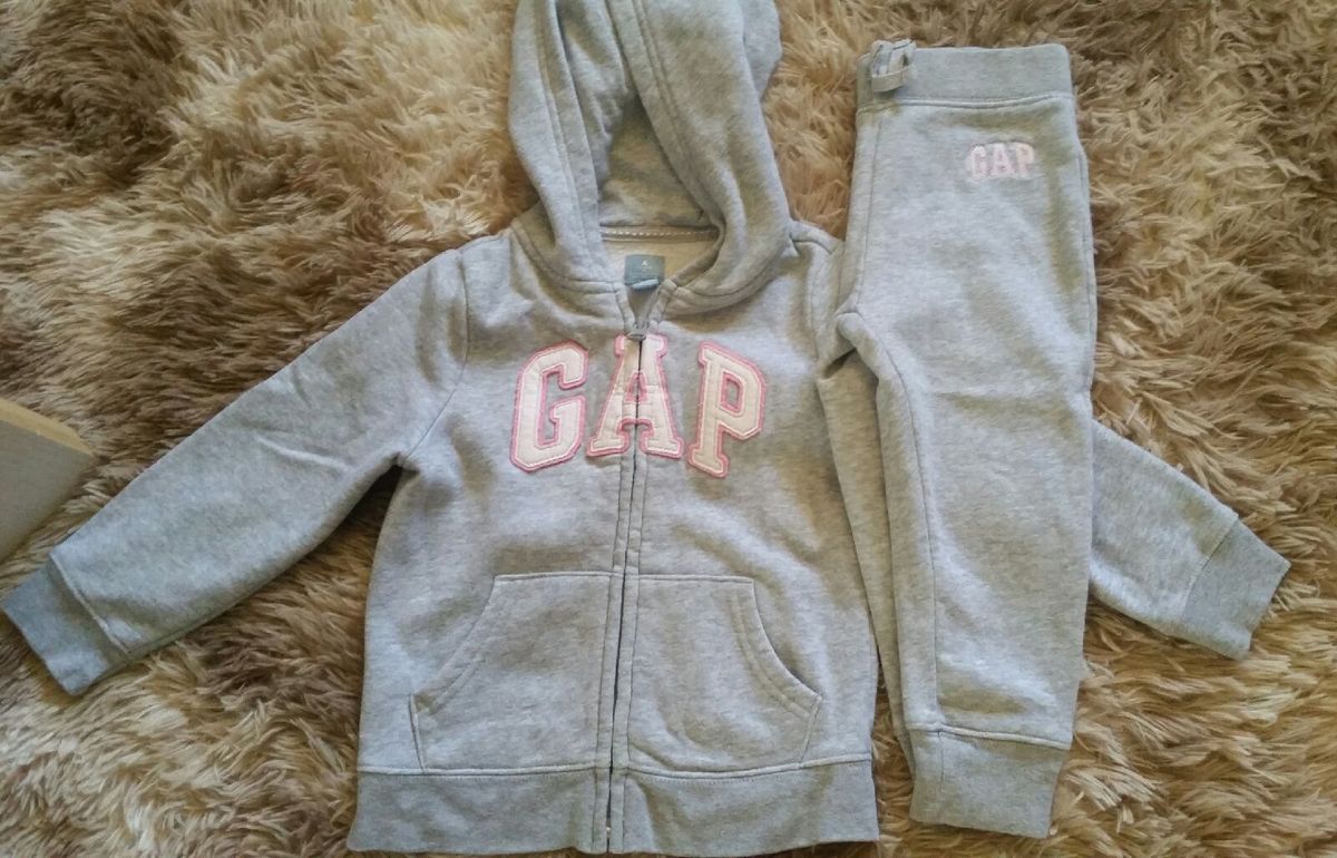 conjunto moletom infantil gap