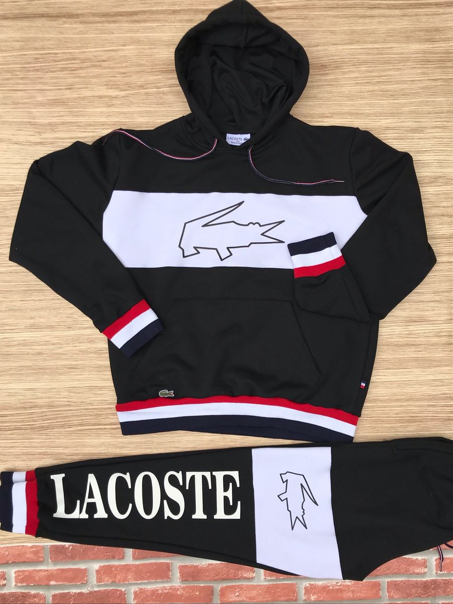 Moletom da best sale lacoste masculino