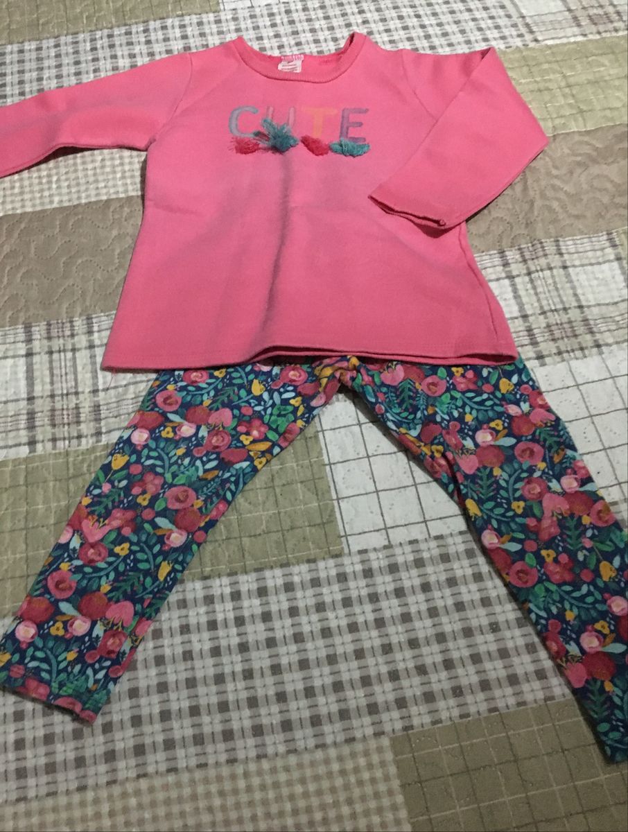 conjunto moletom infantil marisol